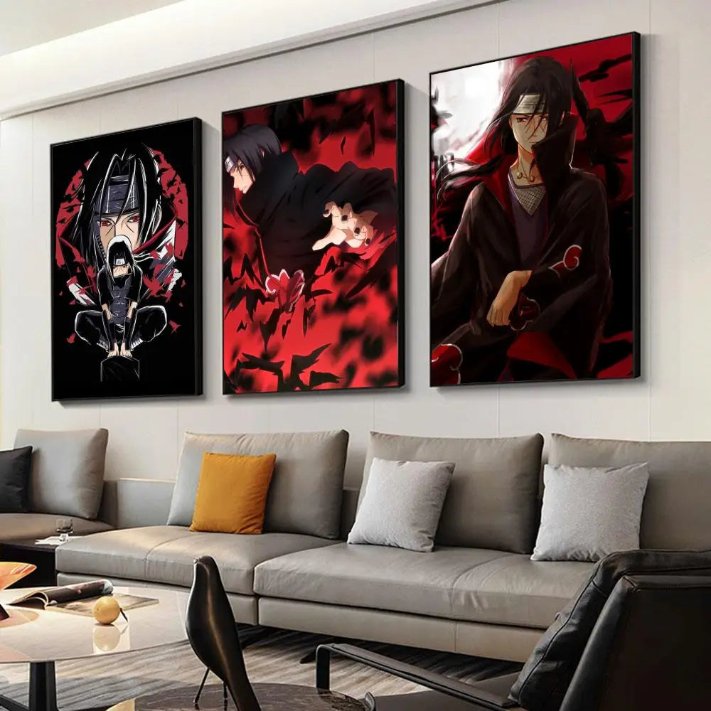 Uchiha Itachi NARUTO Poster Paper Print Home Living Room Bedroom Entrance Bar Restaurant Cafe Art Painting Decoration