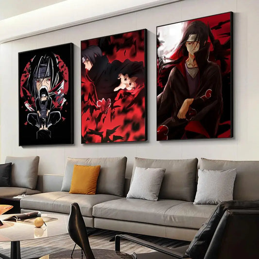 Uchiha Itachi NARUTO Poster Paper Print Home Living Room Bedroom Entrance Bar Restaurant Cafe Art Painting Decoration