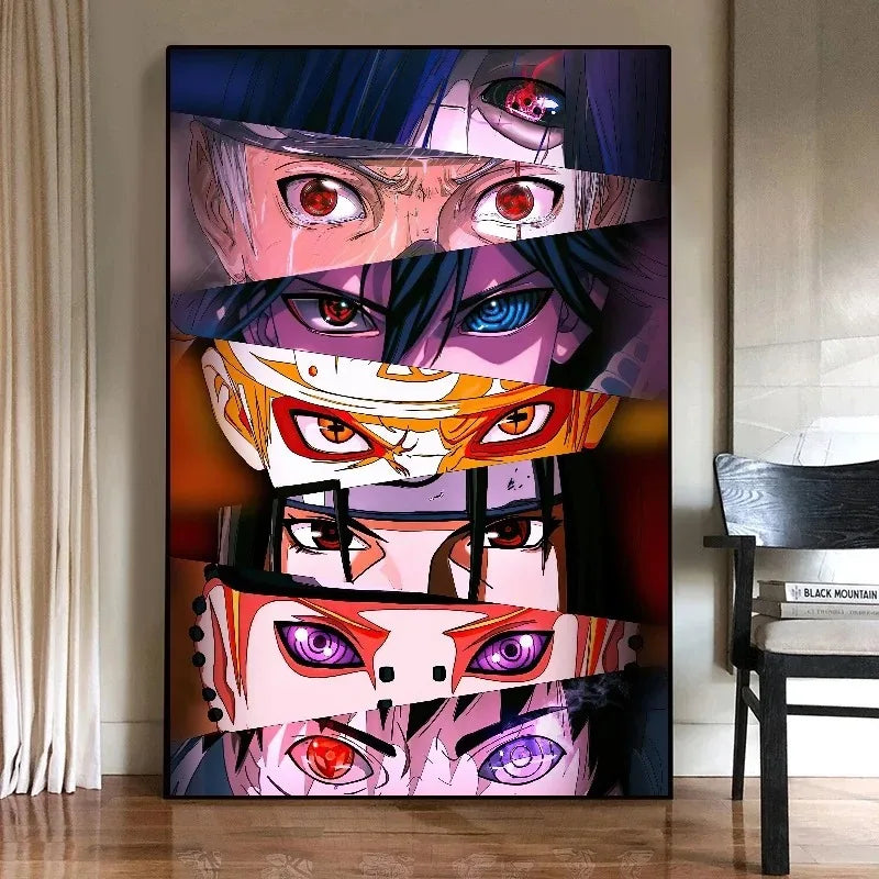 Bandai Decorative Canvas Printing Naruto Room Home Picture Decor Prints and Prints Decoration HD Paintings Poster
