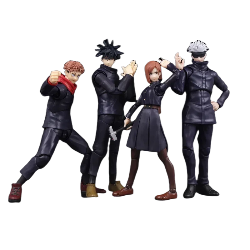 Genuine Bandai Jujutsu Kaisen SHF Satoru Gojo Megumi Yuji Anime Action Figures Model Toys Collectible Gift for Toys Hobbies Kids