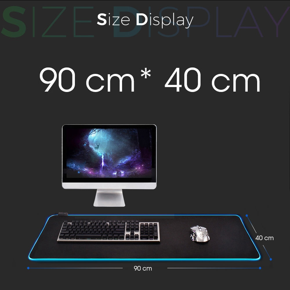 DS Glowing RGB Mouse Pad