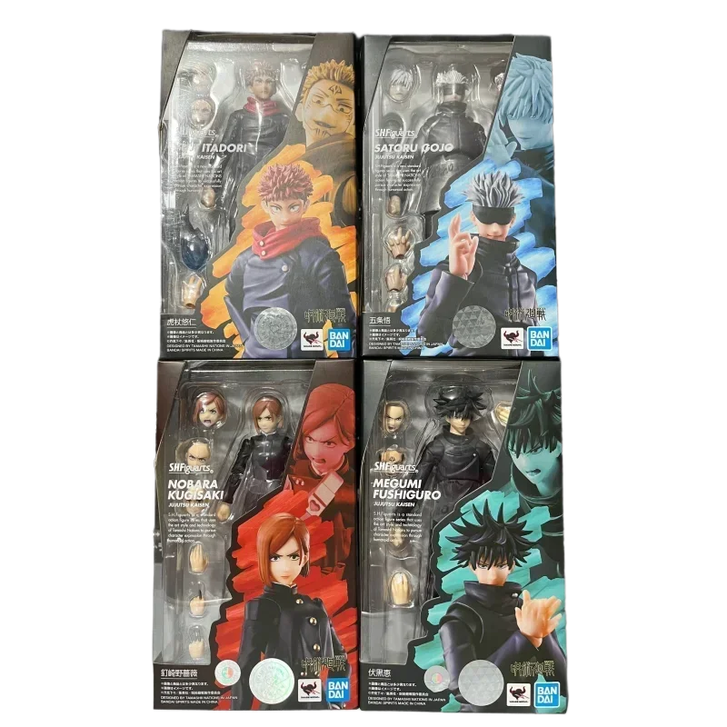Genuine Bandai Jujutsu Kaisen SHF Satoru Gojo Megumi Yuji Anime Action Figures Model Toys Collectible Gift for Toys Hobbies Kids