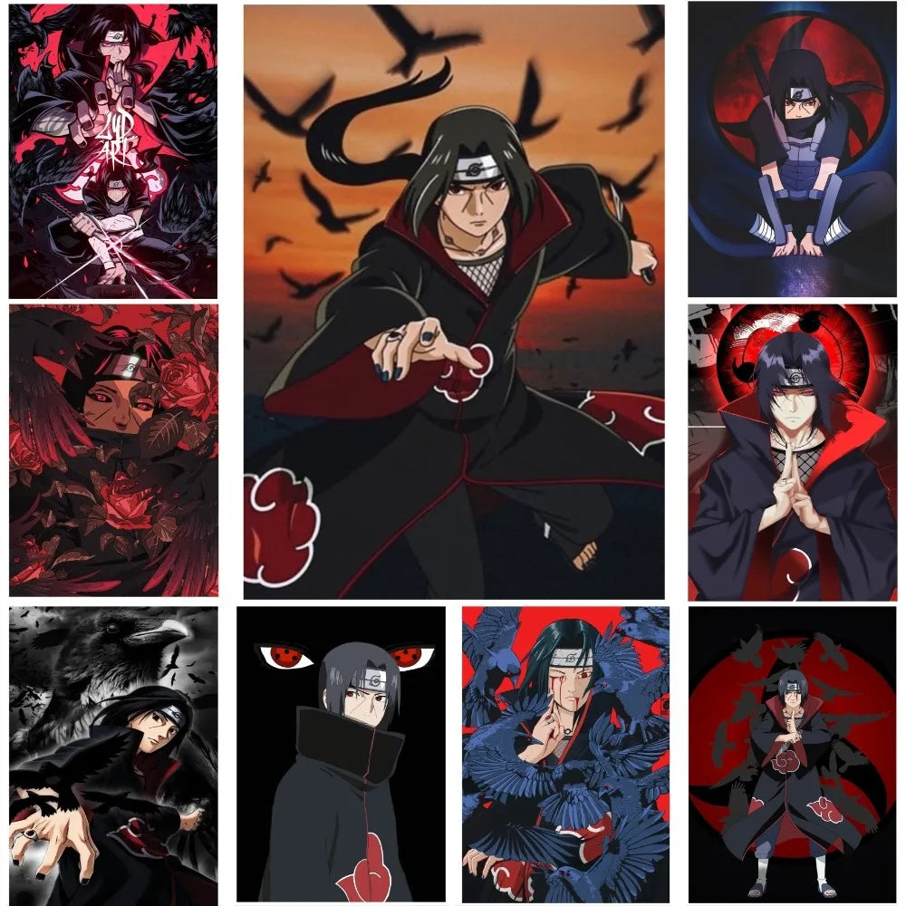 Uchiha Itachi Naruto Poster Paper Print Home Living Room Bedroom Entrance Bar Restaurant Cafe Art Painting Decoration