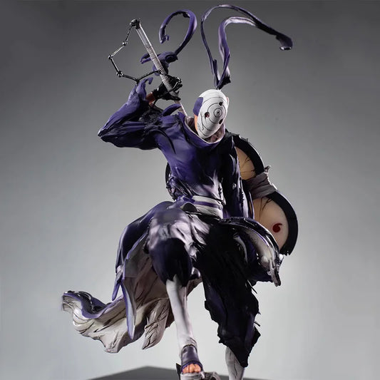 34cm Naruto Uchiha Obito Anime Figure Ninja Action Figurine Pvc Statue Model Doll Room Decoration Collection Ornament Kids  Gift