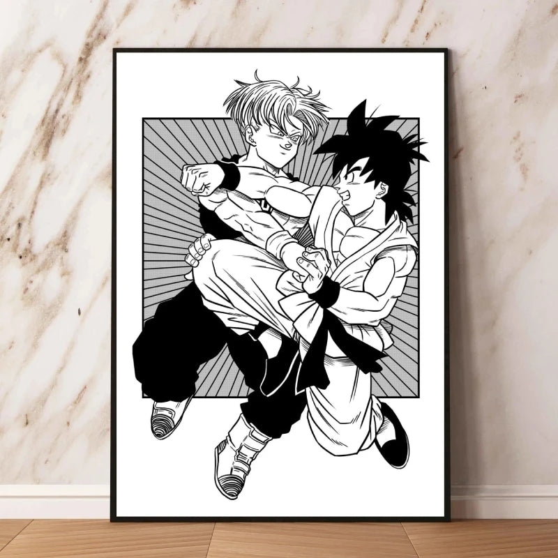 Canvas Printing Dragon Ball Anime Goku Vegeta Room Home Picture Decor Gifts Prints and Prints Decoration Paintings Poster GiftS