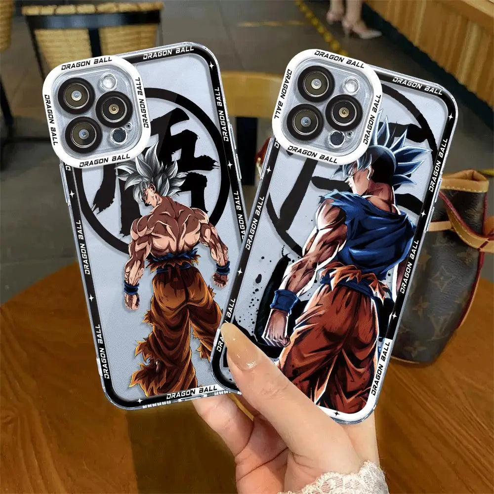 Anime Dragons Balls Phone Case for Apple iPhone 11 13 14 ProMax 15 Pro 7 8 Plus 12 Mini X XS Max XR SE 2022 Silicone Cover