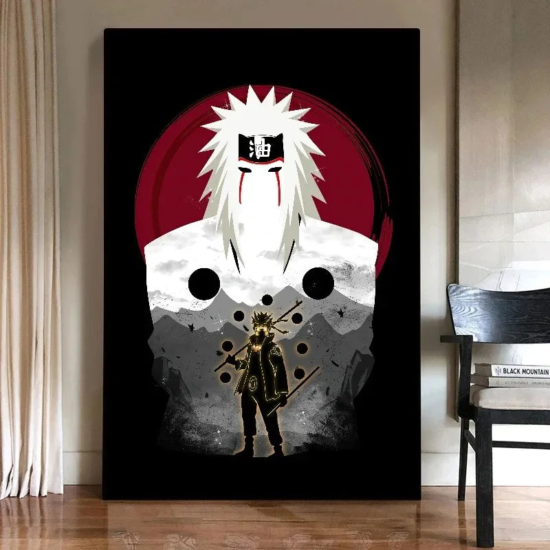 Bandai Decorative Canvas Printing Naruto Room Home Picture Decor Prints and Prints Decoration HD Paintings Poster