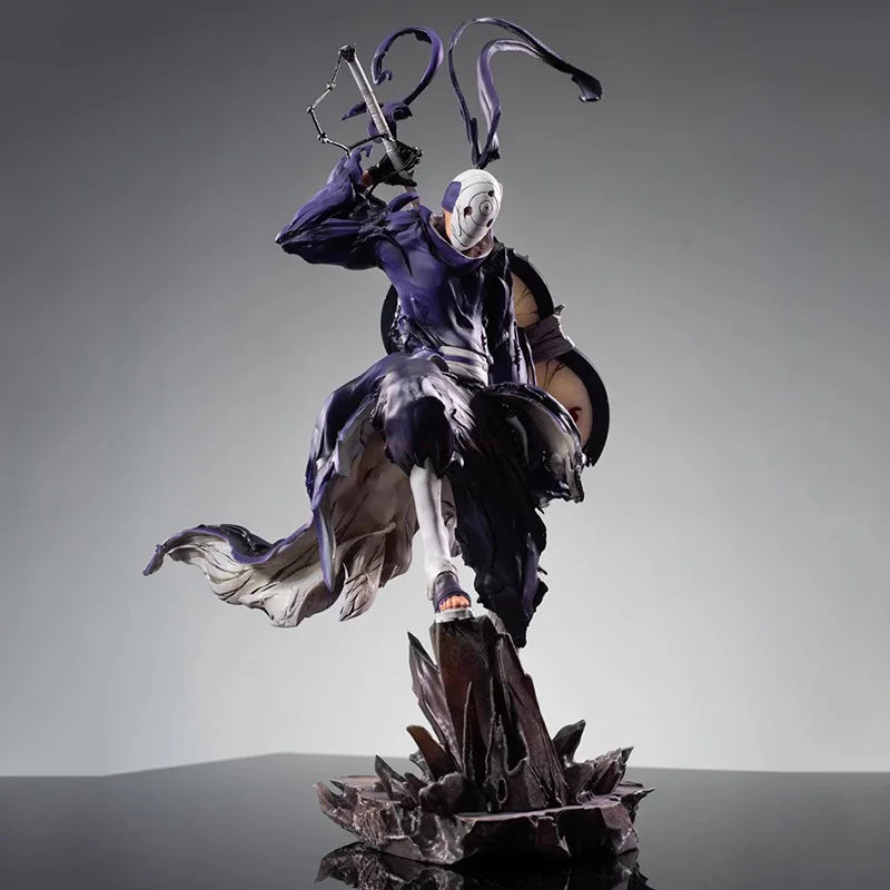 34cm Naruto Uchiha Obito Anime Figure Ninja Action Figurine Pvc Statue Model Doll Room Decoration Collection Ornament Kids  Gift