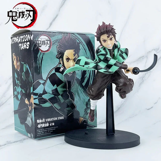 15CM Demon Slayer Kamado Tanjirou with Arms Battle Model Toy PVC Anime Standing Form Ornaments Action Figure Gift Brinquedos