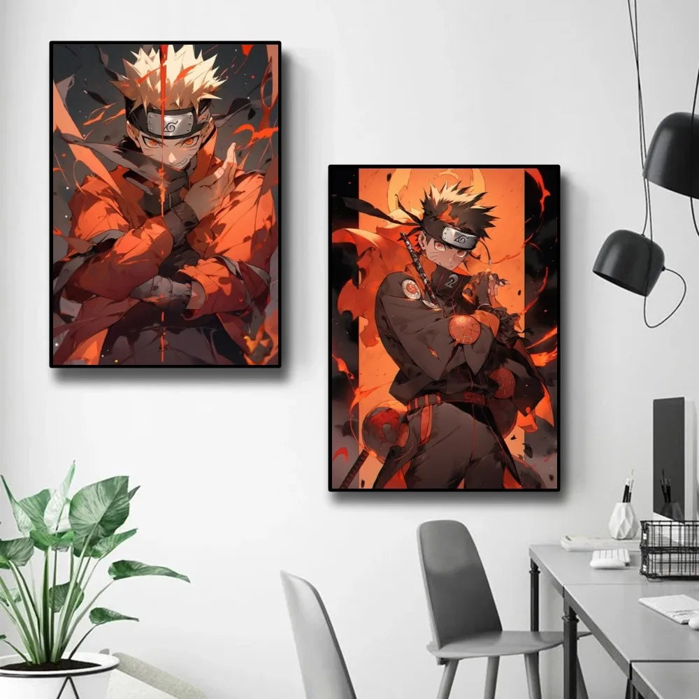 NARUTO Uzumaki Naruto Poster Paper Print Home Living Room Bedroom Entrance Bar Restaurant Cafe Art Painting Decoration