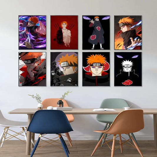 Naruto Pain Poster Paper Print Home Living Room Bedroom Entrance Bar Restaurant Cafe Art Painting Decoration