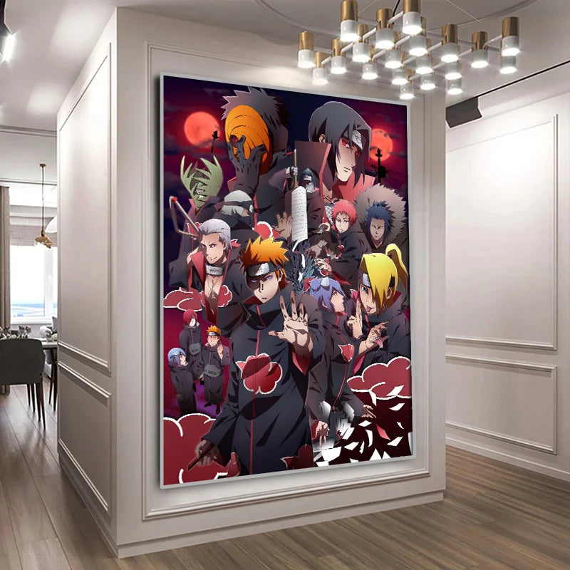 Japanese Anime Naruto Character Canvas Painting Art Poster Decorative Painting Mural Home Children Room Wall Aesthetic Decor