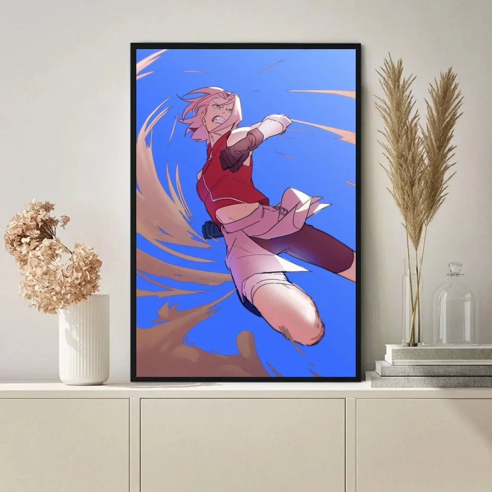 Naruto Haruno Sakura Poster Paper Print Home Living Room Bedroom Entrance Bar Restaurant Cafe Art Painting Decoration