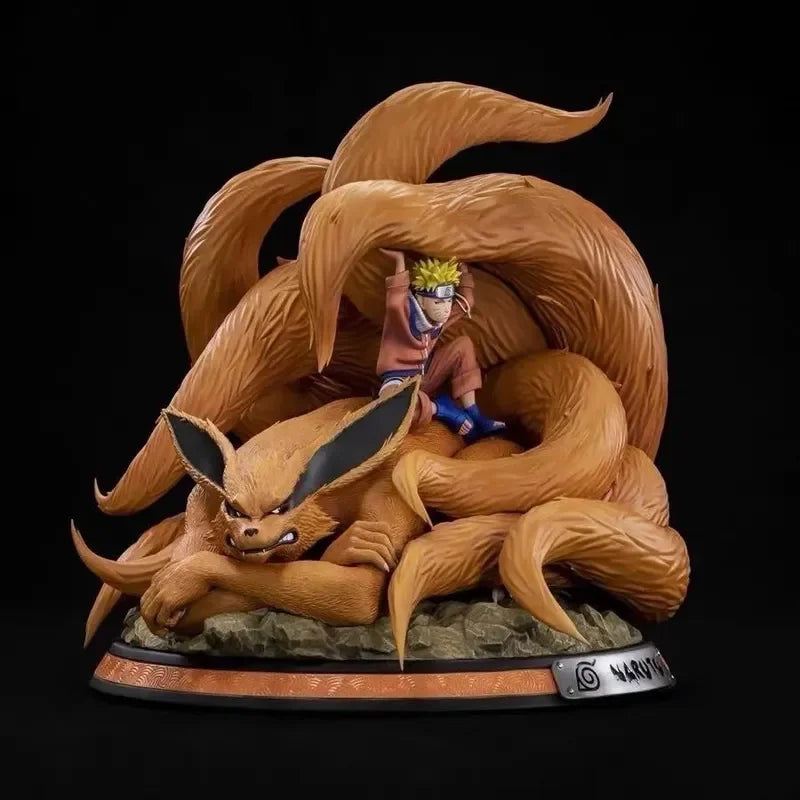 New In Stock Naruto Anime Figurine Tsume Nine Tailed Naruto Limited Edition Statue Large Gk Model Ornament Toy Gifts Tsu