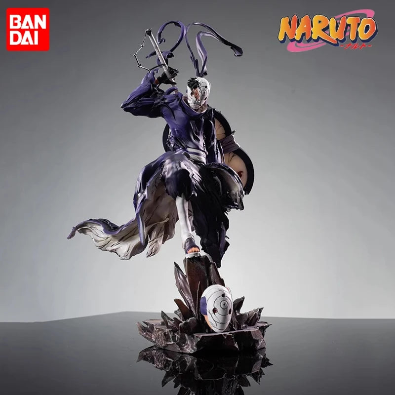 34cm Naruto Uchiha Obito Anime Figure Ninja Action Figurine Pvc Statue Model Doll Room Decoration Collection Ornament Kids  Gift
