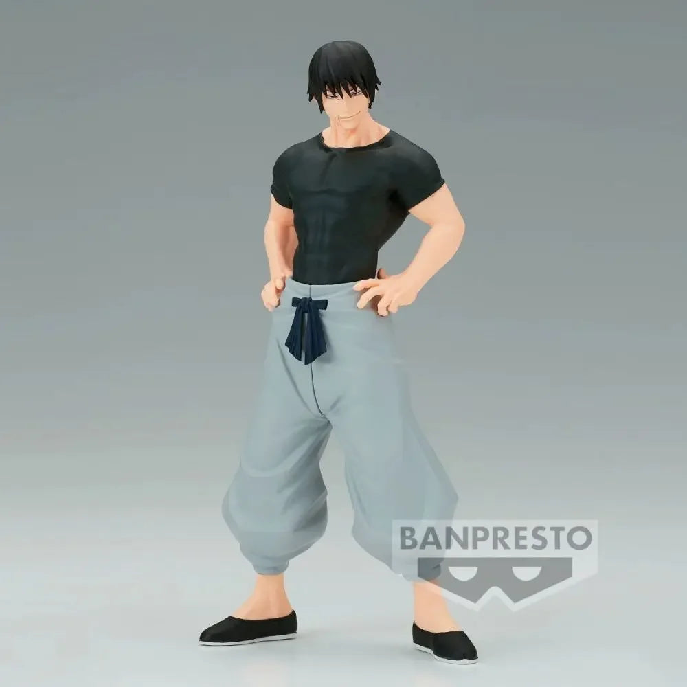 17cm Original Banpresto Anime Jujutsu Kaisen Fushiguro Toji Action Figure Animation Figurine Model Toy Collection Doll Gifts