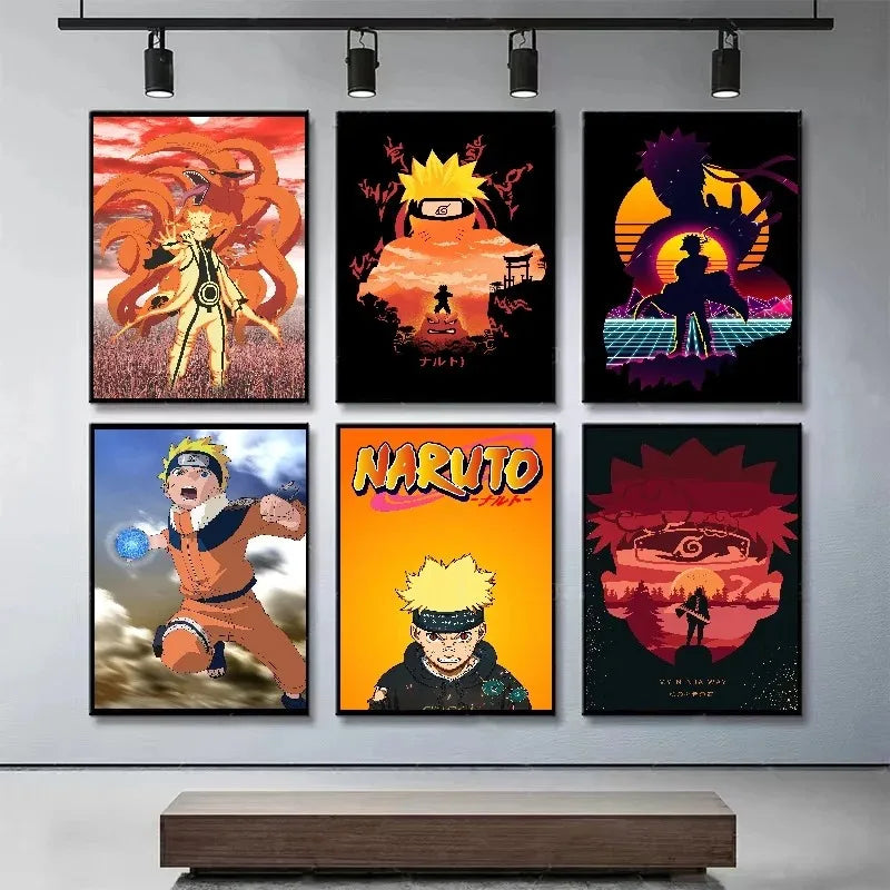 Bandai Decorative Canvas Printing Naruto Room Home Picture Decor Prints and Prints Decoration HD Paintings Poster