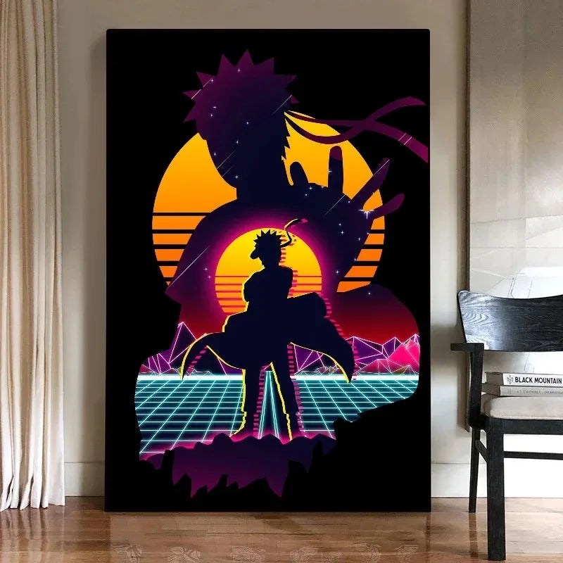 Bandai Decorative Canvas Printing Naruto Room Home Picture Decor Prints and Prints Decoration HD Paintings Poster