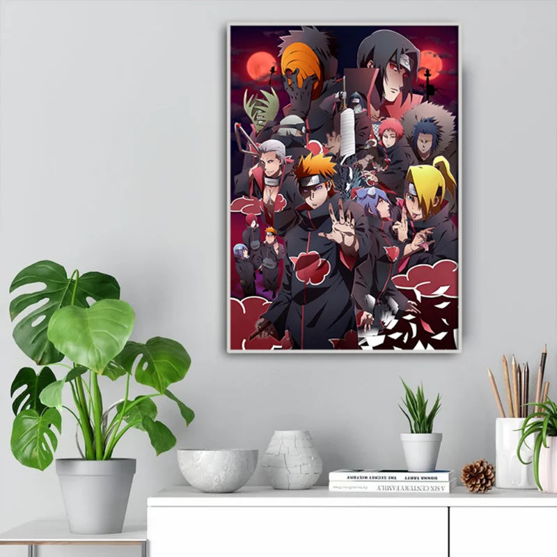 Japanese Anime Naruto Character Canvas Painting Art Poster Decorative Painting Mural Home Children Room Wall Aesthetic Decor