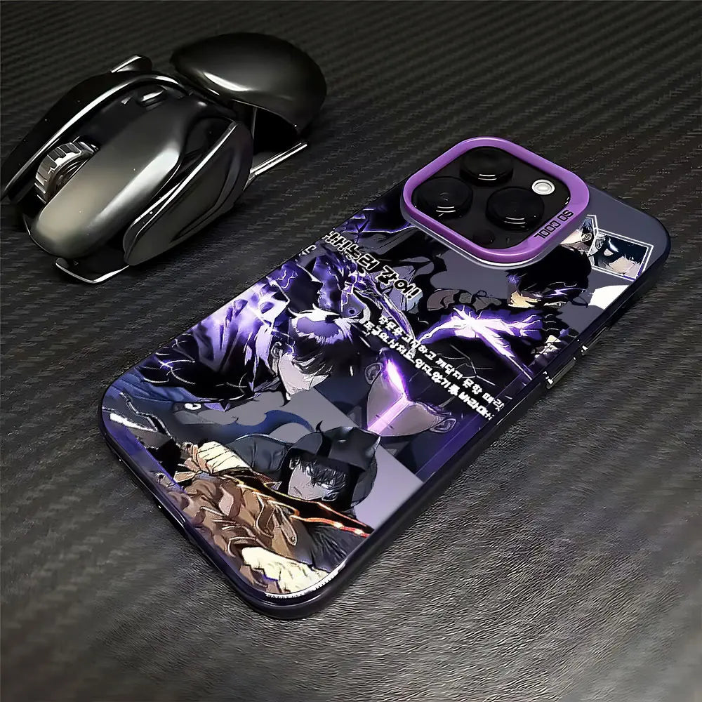 Anime Solo Leveling Case for Xiaomi Redmi A1 13C 9C 9T Note 7 8 9 9S 10 11 12 13 Pro K60 Ultra 4G 5G Matte Shockproof Back Cover