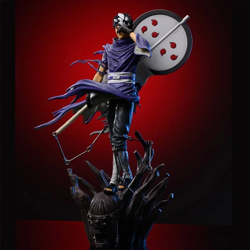 28cm Naruto Figures Uchiha Obito Action Figures Double-headed NARUTO Anime PVC Collection Model Ornamen Toys Birthday Doll Gifts