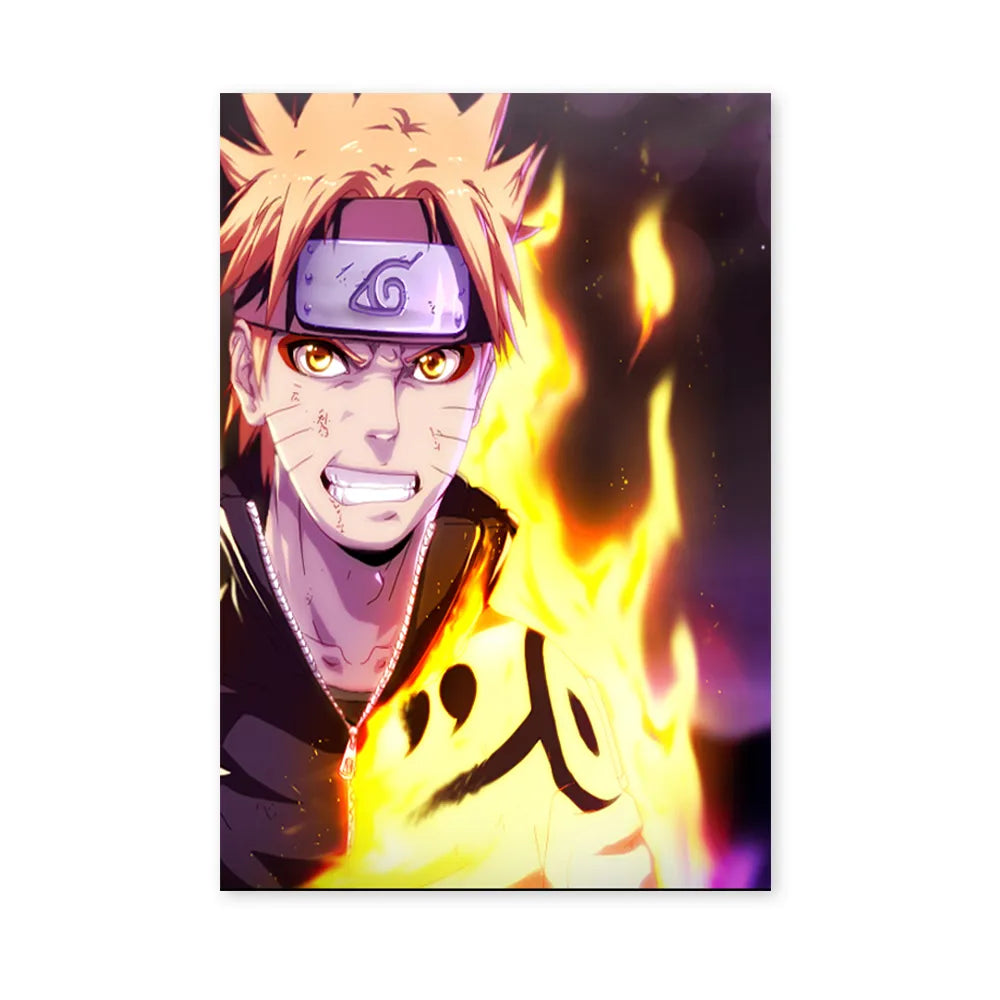 New Naruto Poster Kakashi Sasuke Itachi Uchiha Akatsuki Anime Character Canvas Art Painting for Modern Home Decoration Aesthetic