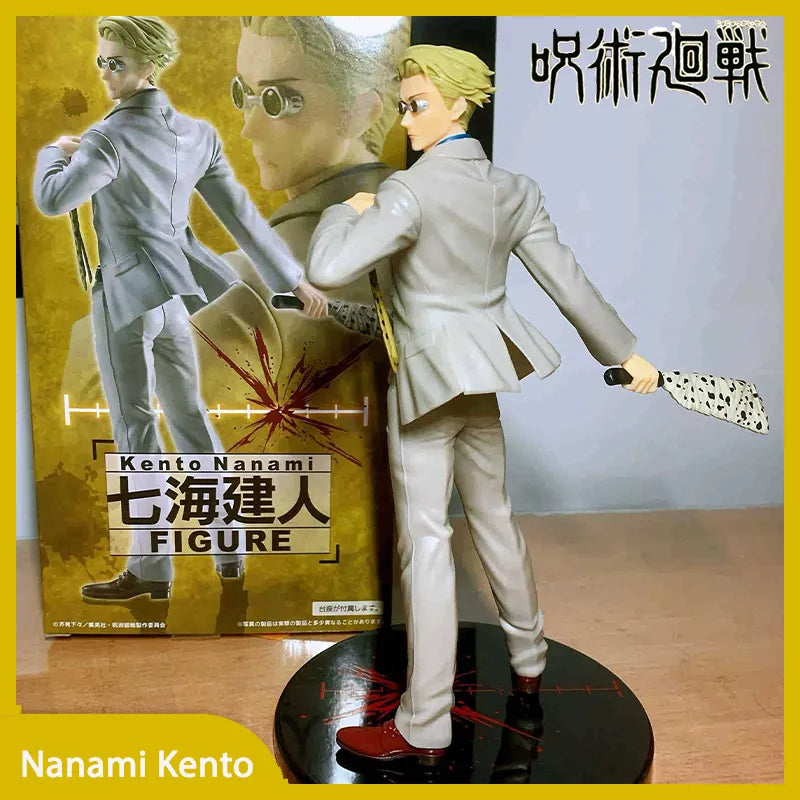Original In Stock Jujutsu Kaisen Anime Figure Nanami Kento 18Cm PVC Model Action Figures Collectible Doll Collection Toys Gifts
