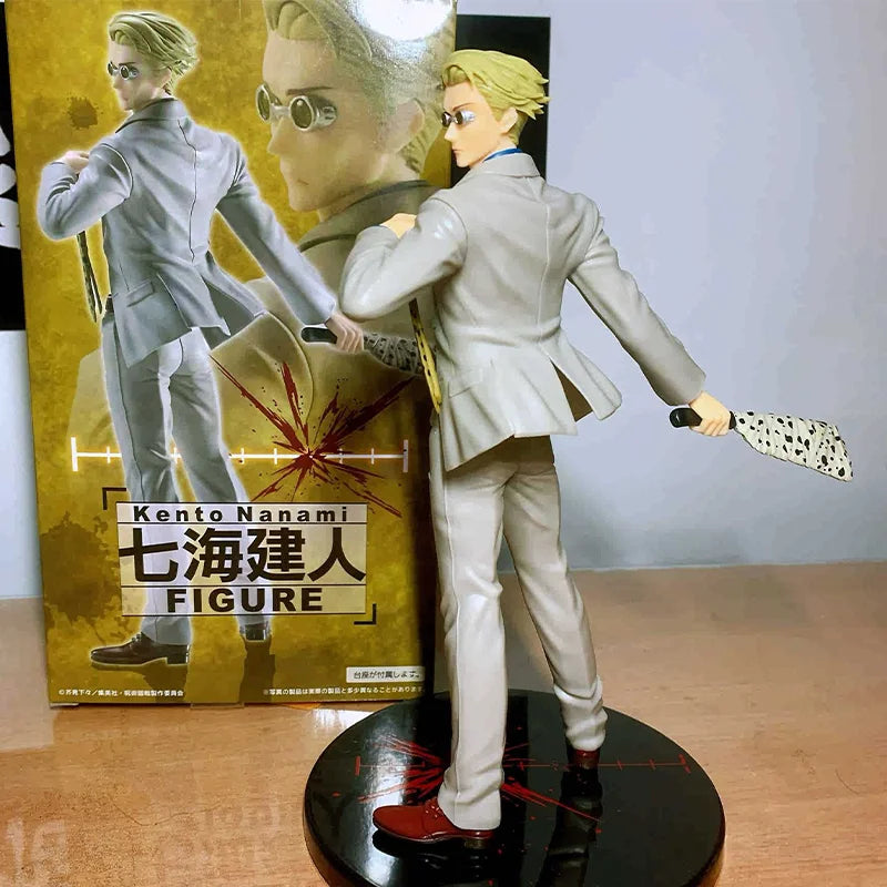 Original In Stock Jujutsu Kaisen Anime Figure Nanami Kento 18Cm PVC Model Action Figures Collectible Doll Collection Toys Gifts