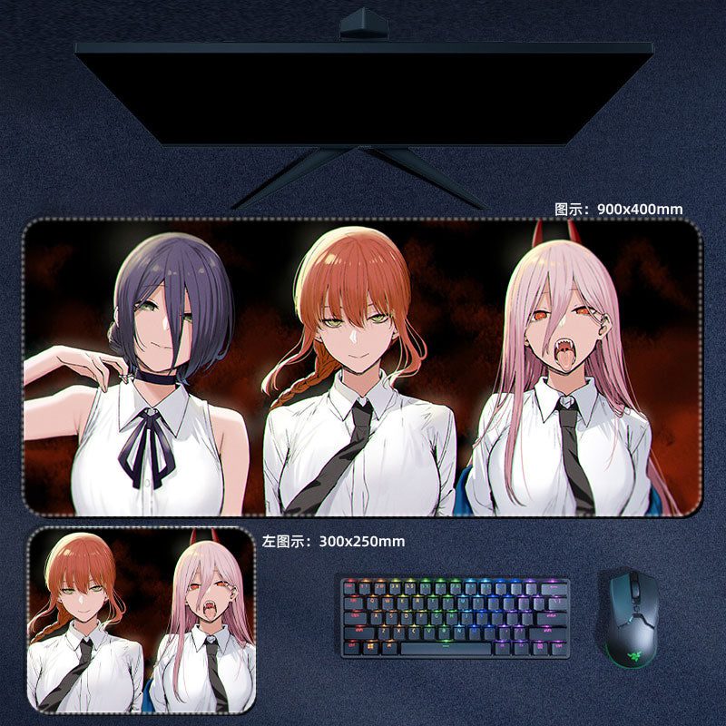 CHAlNSAW MAN Large Mouse pad