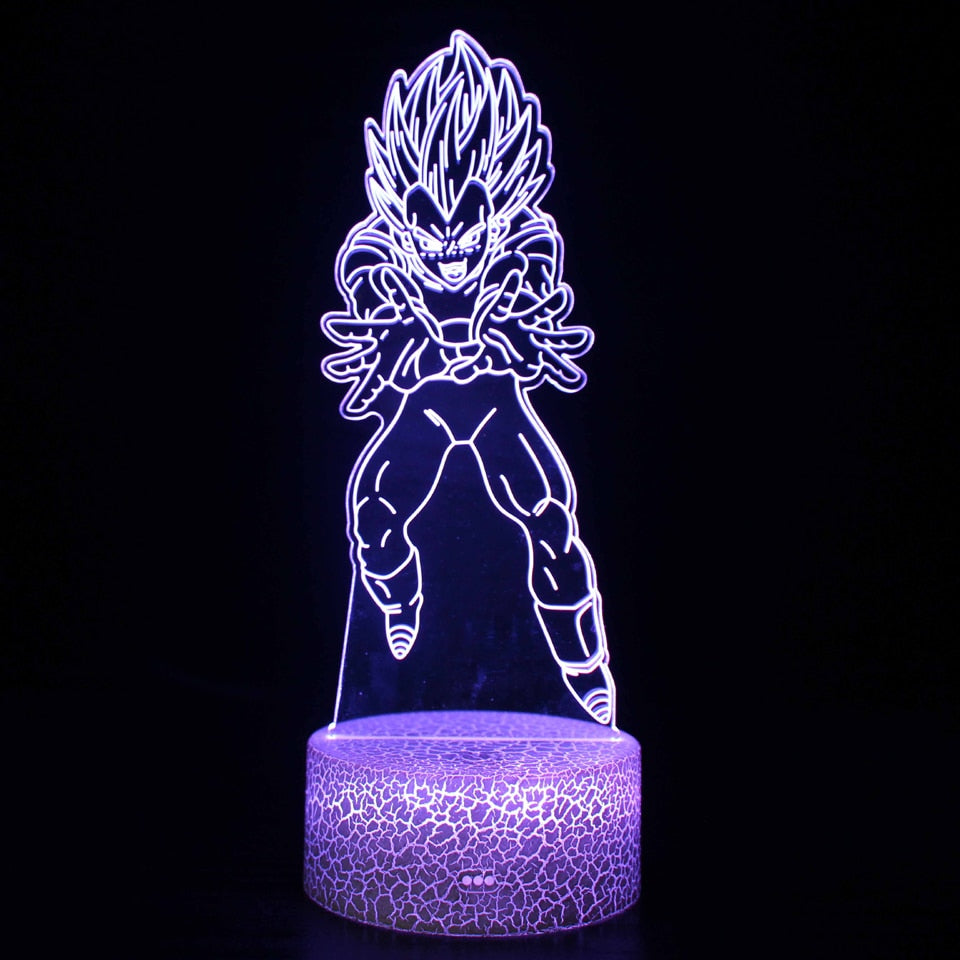 Anime 3D Lamp Night Light Boys Girls Manga Gift Touch Remote Control Led Color Changing Table Lamp Home Room Bedroom Desk Decor