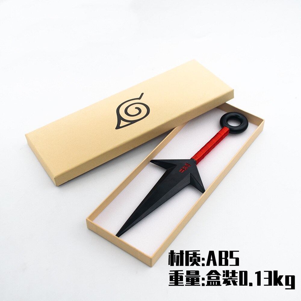 Naruto Kunai and Shuriken Set Weapon Pack Gloves Shoes Headbands Necklace ABS Cosplay Toy Figures Anime Ring Toys Kids Gift