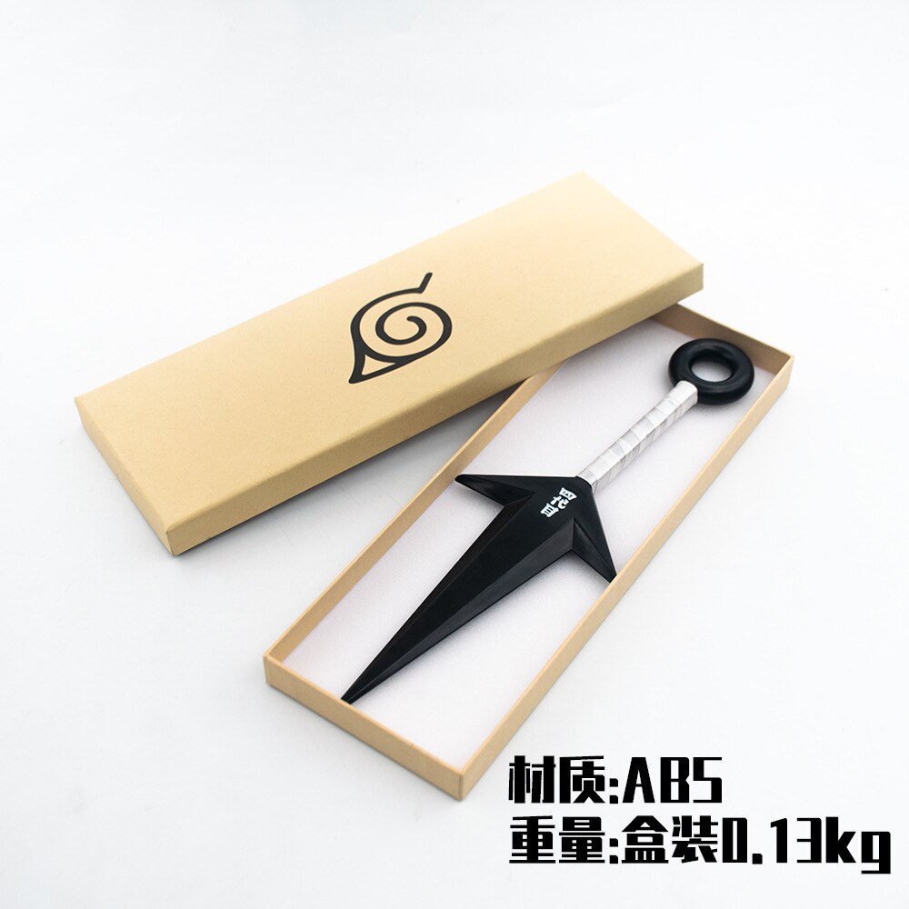 Naruto Kunai and Shuriken Set Weapon Pack Gloves Shoes Headbands Necklace ABS Cosplay Toy Figures Anime Ring Toys Kids Gift
