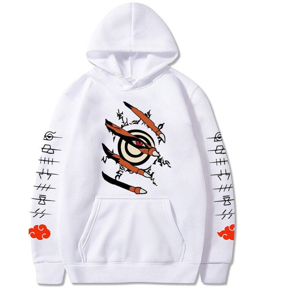 Harajuku Ninja Sweater Street Men's Hoodie Casual Cartoon Printed Men's and Women's Top Make Money Not Friends