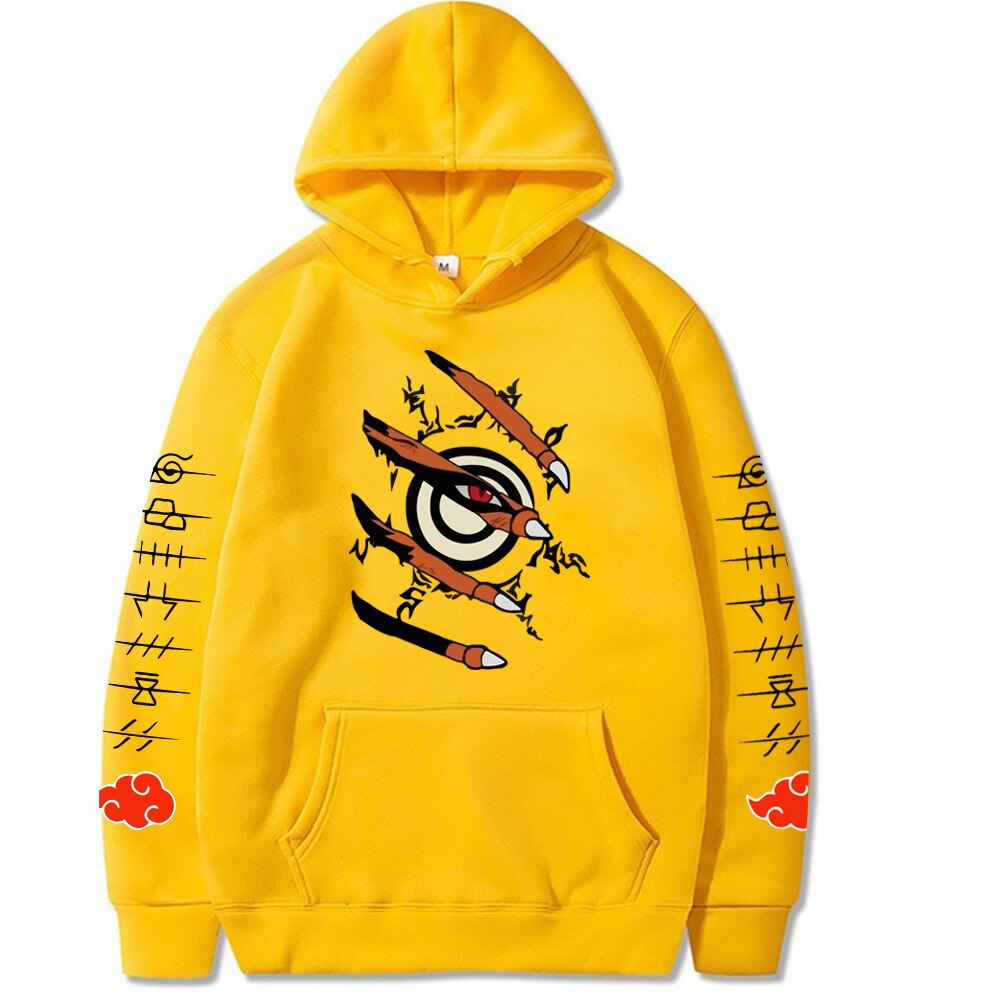 Harajuku Ninja Sweater Street Men's Hoodie Casual Cartoon Printed Men's and Women's Top Make Money Not Friends