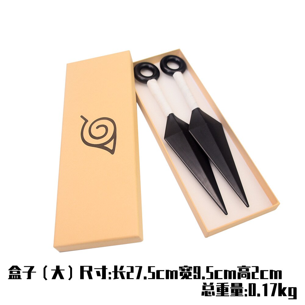 Naruto Kunai and Shuriken Set Weapon Pack Gloves Shoes Headbands Necklace ABS Cosplay Toy Figures Anime Ring Toys Kids Gift
