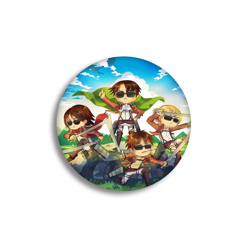 Anime Badges/pins aot