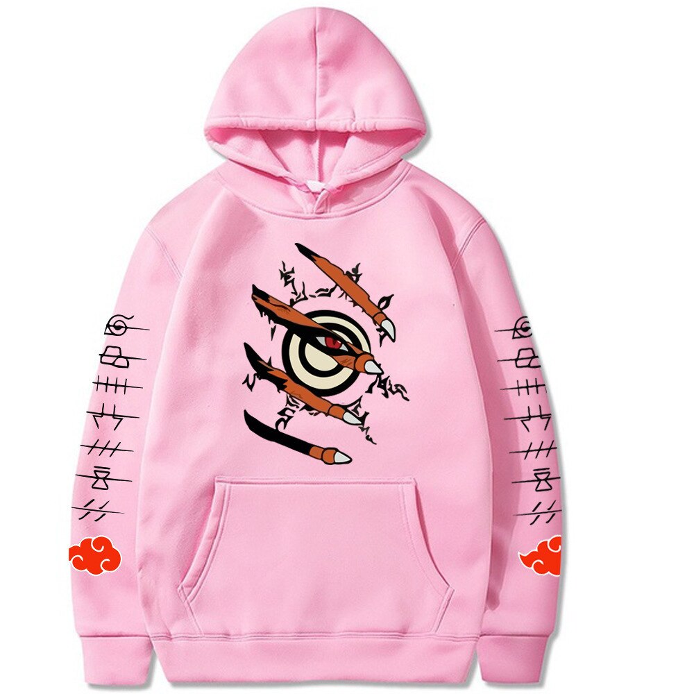Harajuku Ninja Sweater Street Men's Hoodie Casual Cartoon Printed Men's and Women's Top Make Money Not Friends