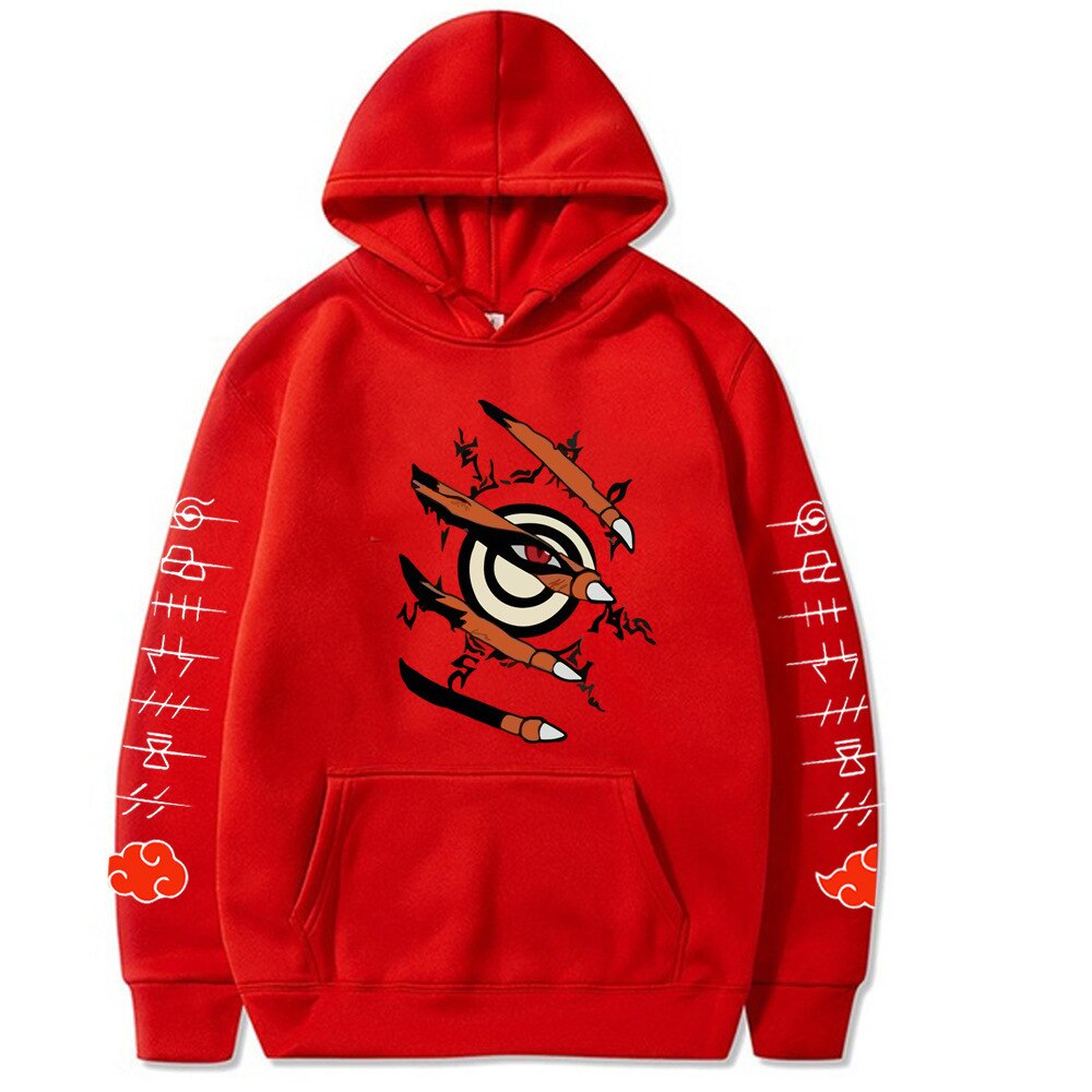 Harajuku Ninja Sweater Street Men's Hoodie Casual Cartoon Printed Men's and Women's Top Make Money Not Friends