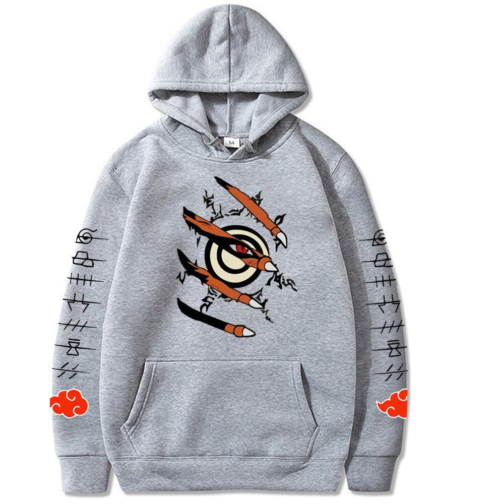 Harajuku Ninja Sweater Street Men's Hoodie Casual Cartoon Printed Men's and Women's Top Make Money Not Friends