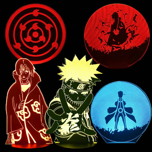 Naruto LED Night Light Table Lamp Christmas Gift