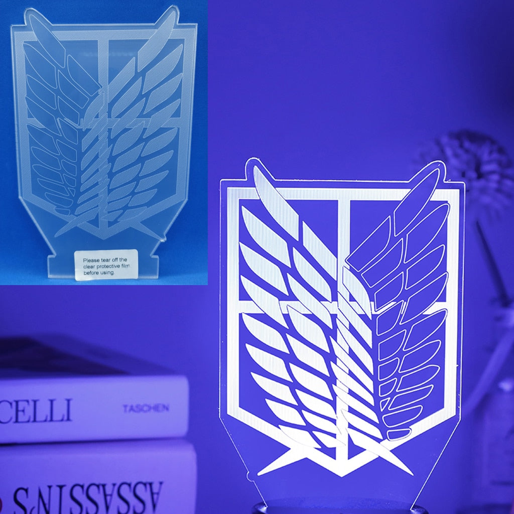 Attack On Titan LED Night Light Anime