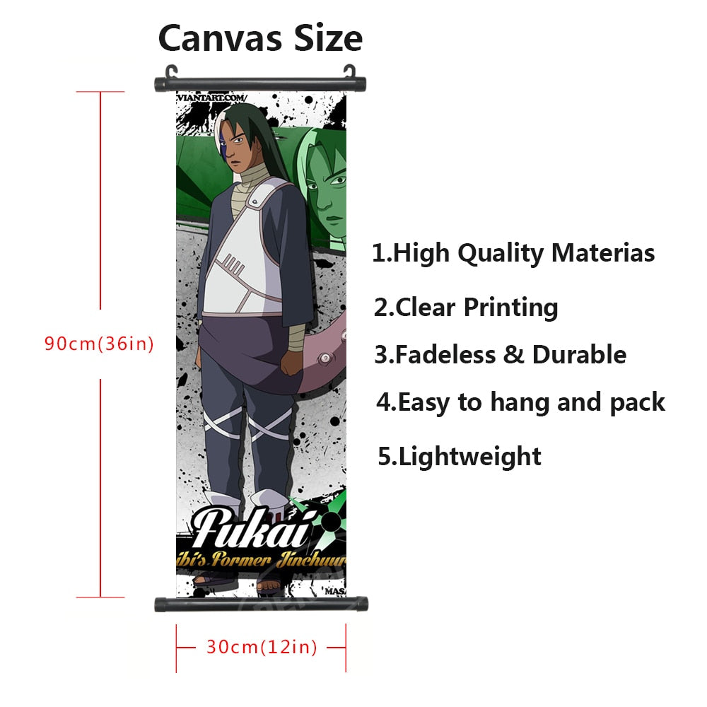 Canvas Wall Art Anime Print Naruto Painting Hatake Kakashi Hanging Scrolls Haruno Sakura Posters Home Decor Living Room Pictures
