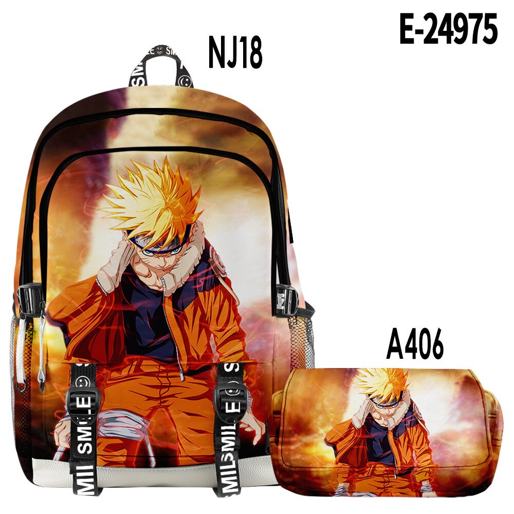 36 Styles Anime Backpack + Pencil Case