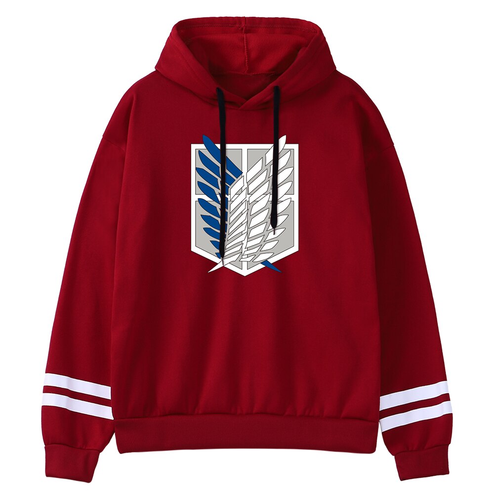 Attack on Titan Hoodie Wings Of Freedom Mikasa Mens Hoodies Japanese Anime Sweatshirt Men Pullover Autumn Winter Warm Streetwear