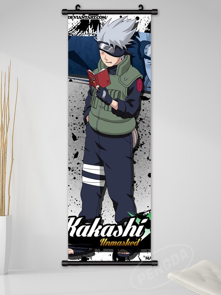Canvas Wall Art Anime Print Naruto Painting Hatake Kakashi Hanging Scrolls Haruno Sakura Posters Home Decor Living Room Pictures