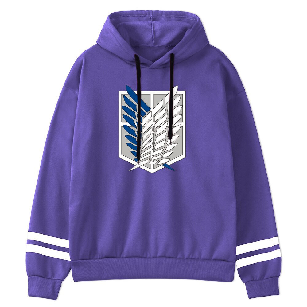 Attack on Titan Hoodie Wings Of Freedom Mikasa Mens Hoodies Japanese Anime Sweatshirt Men Pullover Autumn Winter Warm Streetwear
