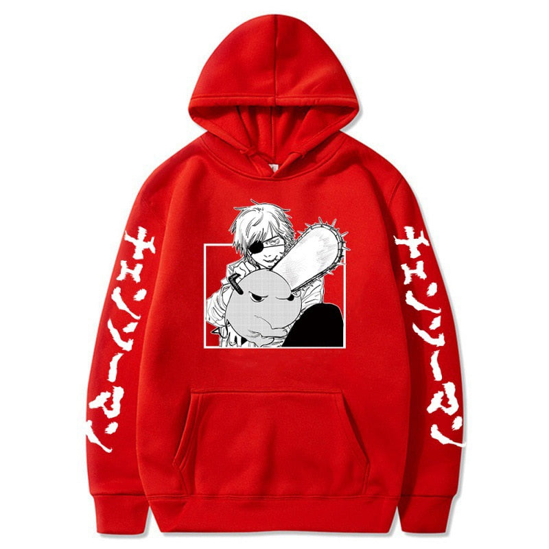 Chainsaw Man Hoodies Anime Manga Print Streetwear Men Women Casual Fashion Sweatshirts Oversized Hoodie Harajuku Unisex Pullover