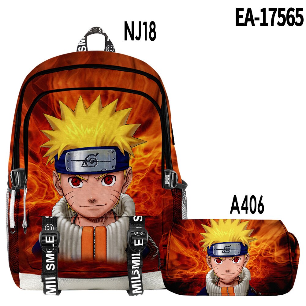 36 Styles Anime Backpack + Pencil Case