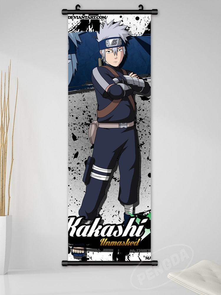 Canvas Wall Art Anime Print Naruto Painting Hatake Kakashi Hanging Scrolls Haruno Sakura Posters Home Decor Living Room Pictures