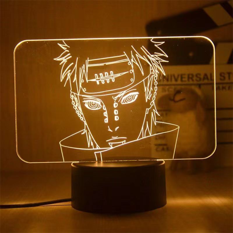 Naruto USB 3D Night Light Bedroom Bedside Decorative Lamp